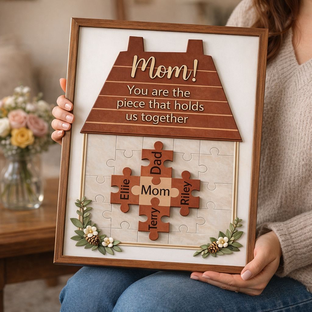 Best Seller!!! Mom You Are The Piece That Holds Us Together | Ideal Gift for Mom Grandma on Mother's Day