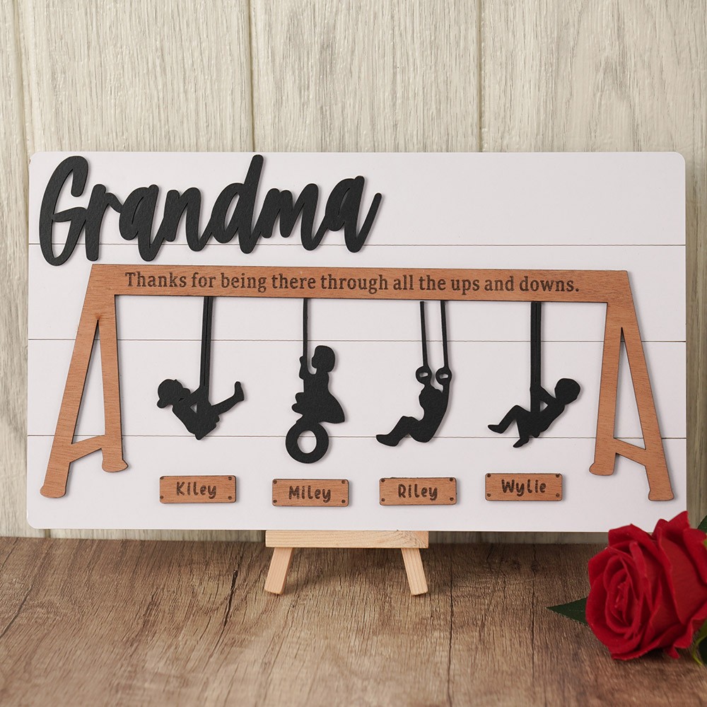 Personalized Swing Set Sign For Christmas Gift