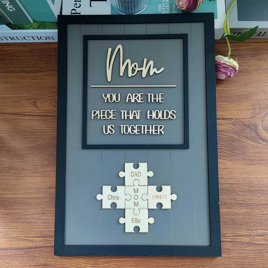 BESTSELLER❗❗ | Mom You Are The Piece That Holds Us Together | Ideal Gift for Mom Grandma on Mother's Day
