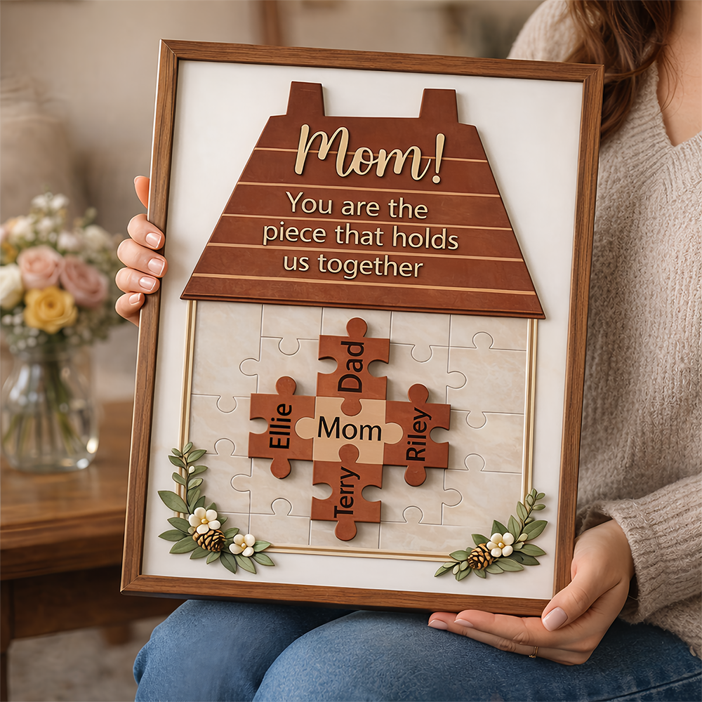 Best Seller!!! Mom You Are The Piece That Holds Us Together | Ideal Gift for Mom Grandma on Mother's Day