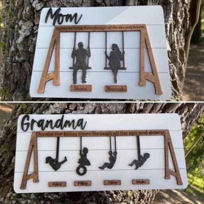 Personalized Swing Set Sign For Christmas Gift