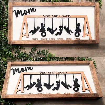Personalized Swing Set Sign For Christmas Gift
