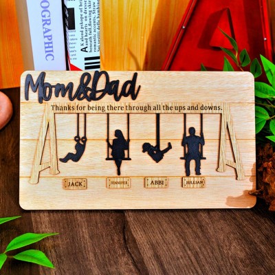Personalized Swing Set Sign For Christmas Gift