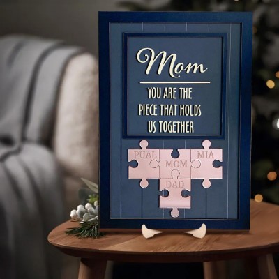 Best Seller!!! Mom You Are The Piece That Holds Us Together | Ideal Gift for Mom Grandma on Mother's Day.