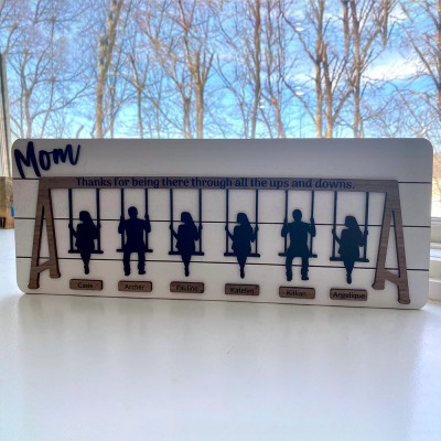 Personalized Swing Set Sign For Christmas Gift