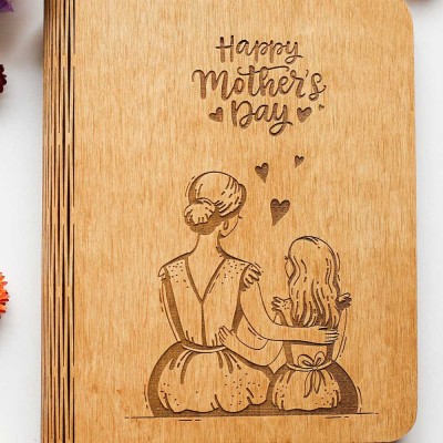 Personalized Family Wooden Recipe Book Christmas Day Gift Ideas