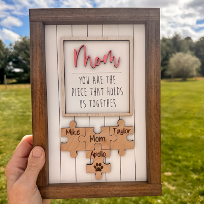 BESTSELLER❗❗ | Mom You Are The Piece That Holds Us Together | Ideal Gift for Mom Grandma on Mother's Day