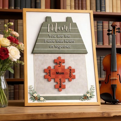 Hot Sale!!! Mom You Are The Piece That Holds Us Together | Ideal Gift for Mom Grandma on Mother's Day