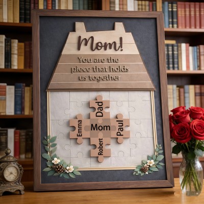 Hot Sale!!! Mom You Are The Piece That Holds Us Together | Ideal Gift for Mom Grandma on Mother's Day