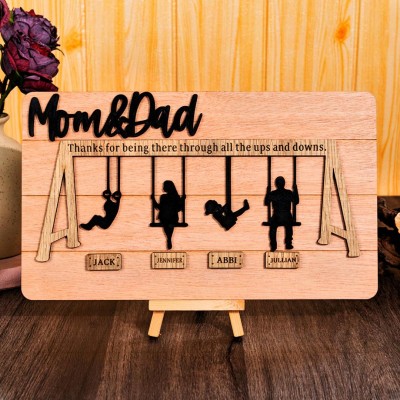 Personalized Swing Set Sign For Christmas Gift