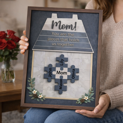 Hot Sale!!! Mom You Are The Piece That Holds Us Together | Ideal Gift for Mom Grandma on Mother's Day