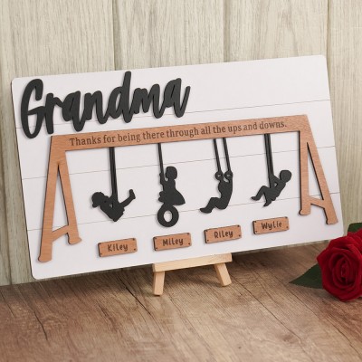 Personalized Swing Set Sign For Christmas Gift