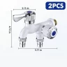 Cutereindeer - Dual Outlet Washing Machine Plastic Faucet
