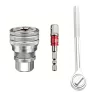 Adjustable Socket 3/8'' To 3/4'' Universal Sleeve 10-19mm Magic Socket Electric Drill Wrench Converter Power Hand Repair Tool