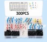 300PCS Haisstronica Bulk Pack Solder Seal Wire Connectors - Waterproof Heat-Shrink Tube Butt Terminal with Self-Solder, Adhesives, Abrasion Resistance for Marine, Automotive Applications