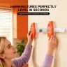 Professional Picture Hanging Tool with Level + Ruler (Inches/cm) - Frame Alignment Kit for Drywall & Wood Walls, Ruler-Guided Hang, Precise Placement, Easy Centering, Perfect Picture Line (Tools & Hardware)
