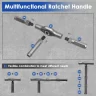 24 in 1 Magnetic Ratchet Screwdriver Set, Precision Repair Tool Kit with Detachable Handle & Multi Bits, Portable DIY Hand Tool Kit for Gifts, Computer, Bicycle, Furniture, Electronics
