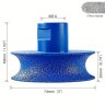 Diamond Round Edge Grinding Wheel - Rounded Corner Disc for Quartz, Marble, Tile & Stone - Angle Grinder Tool for Countertop Edges Thread 5/8-11, M14