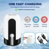 Wireless 5 Gal Bottle Rechargeable Drinking Dispenser - BPA-Free USB Charge Pump, Stainless Steel Spout, 30-40 Days Battery Life, 1-Switch Operation, Household Items for Kitchen Camping