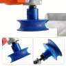 Diamond Round Edge Grinding Wheel - Rounded Corner Disc for Quartz, Marble, Tile & Stone - Angle Grinder Tool for Countertop Edges Thread 5/8-11, M14