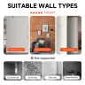 Professional Picture Hanging Tool with Level + Ruler (Inches/cm) - Frame Alignment Kit for Drywall & Wood Walls, Ruler-Guided Hang, Precise Placement, Easy Centering, Perfect Picture Line (Tools & Hardware)