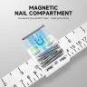 Professional Picture Hanging Tool with Level + Ruler (Inches/cm) - Frame Alignment Kit for Drywall & Wood Walls, Ruler-Guided Hang, Precise Placement, Easy Centering, Perfect Picture Line (Tools & Hardware)