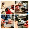 16-in-1 Wire Stripping Pliers, New Rechargeable Wire Strippers Tool with Voltage Tester&Alarms, Detectable 12-250V, Heavy-Duty Electrical Pliers&Wire Cutters&ndash;for Professional and Home Use