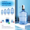 Wireless 5 Gal Bottle Rechargeable Drinking Dispenser - BPA-Free USB Charge Pump, Stainless Steel Spout, 30-40 Days Battery Life, 1-Switch Operation, Household Items for Kitchen Camping