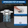  3 in 1 Bathroom Sink Drain Strainer