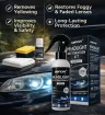 Automotive Headlamp Restoration Fluid - Car Detailing Products for Oxidized, Yellowed, Blurred Headlamps with Enhanced Crystalline Coating Refurbishing Function