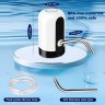 Wireless 5 Gal Bottle Rechargeable Drinking Dispenser - BPA-Free USB Charge Pump, Stainless Steel Spout, 30-40 Days Battery Life, 1-Switch Operation, Household Items for Kitchen Camping